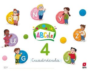 Portada del producto:  Cuaderno de lectoescritura 4, Cuadrícula. ABCole 18