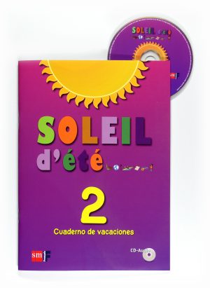 Portada del producto:  Soleil d’été. 2 ESO. Cuaderno de vacaciones