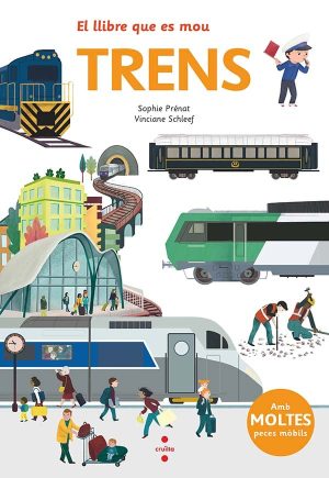 Portada del producto:  El llibre que es mou: Trens