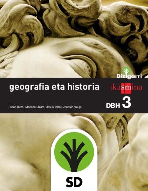 Portada del producto:  SD Alumno. Geografia eta historia. DBH 3. Bizigarri