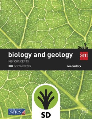 Portada del producto:  SD Alumno. Biology and geology. Secondary. Savia. Key Concepts: Ecosystems