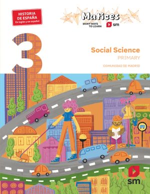 Portada del producto:  DA. Social Science. 3 Primary. Matices. Comunidad de Madrid