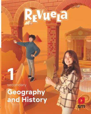 Portada del producto:  DA. Geography and History. 1 Secondary. Revuela. Canarias