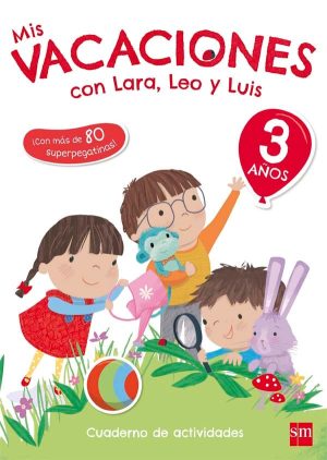 Portada del producto:  Mis vacaciones con Lara, Leo y Luis. 3 años