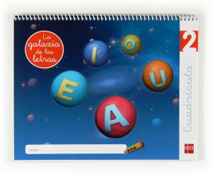 Portada del producto:  Lectoescritura 2, Cuadrícula. La galaxia de las letras