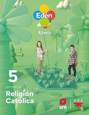 Portada del producto:  DA. Religión católica. 5 primaria. Edén. Revuela 22