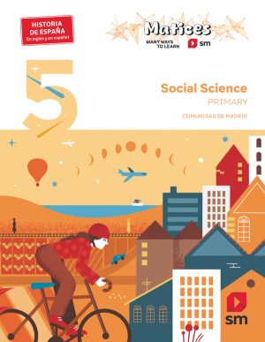 Portada del producto:  DA. Social Science. 5 Primary. Matices. Comunidad de Madrid