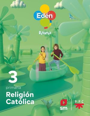 Portada del producto:  DA. Religión católica. 3 primaria. Edén. Revuela