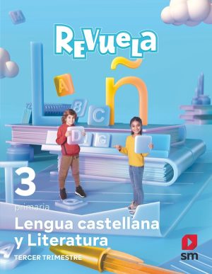 Portada del producto:  DA. Lengua Castellana y Literatura. 3 Primaria. Revuela. Trimestres