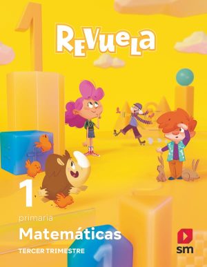 Portada del producto:  DA. Matemáticas. 1 Primaria. Trimestres Revuela