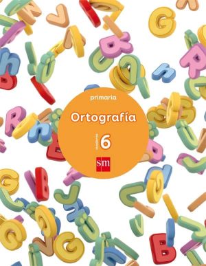 Portada del producto:  Cuaderno 6 de ortografía. Primaria