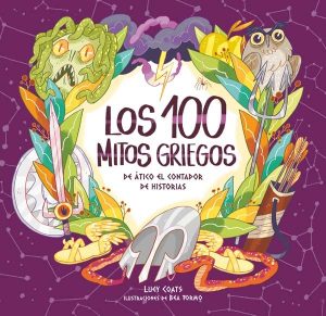 Portada del producto:  Los cien mitos griegos de Ático el contador de historias
