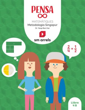 Portada del producto:  Llibre. Pensa infinit. Matemàtiques. Metodología Singapur. 4 Primària. Arrels