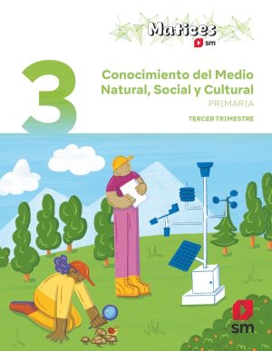 Portada del producto:  DA. Conocimiento del Medio Natural, Social y Cultural. 3 Primaria. Trimestres. Matices