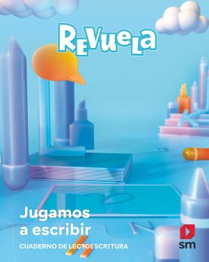 Portada del producto:  Cuaderno lectoescritura. 1 Primaria. Revuela