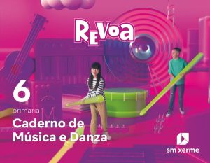 Portada del producto:  Caderno de Música e Danza. 6 Primaria. Revoa