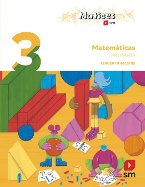 Portada del producto:  DA. Matemáticas. 3 Primaria. Trimestres. Matices