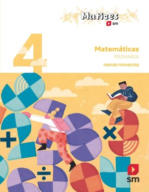 Portada del producto:  DA. Matemáticas. 4 Primaria. Trimestres. Matices