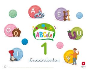 Portada del producto:  Cuaderno de lectoescritura 1, Cuadrícula. ABCole 18